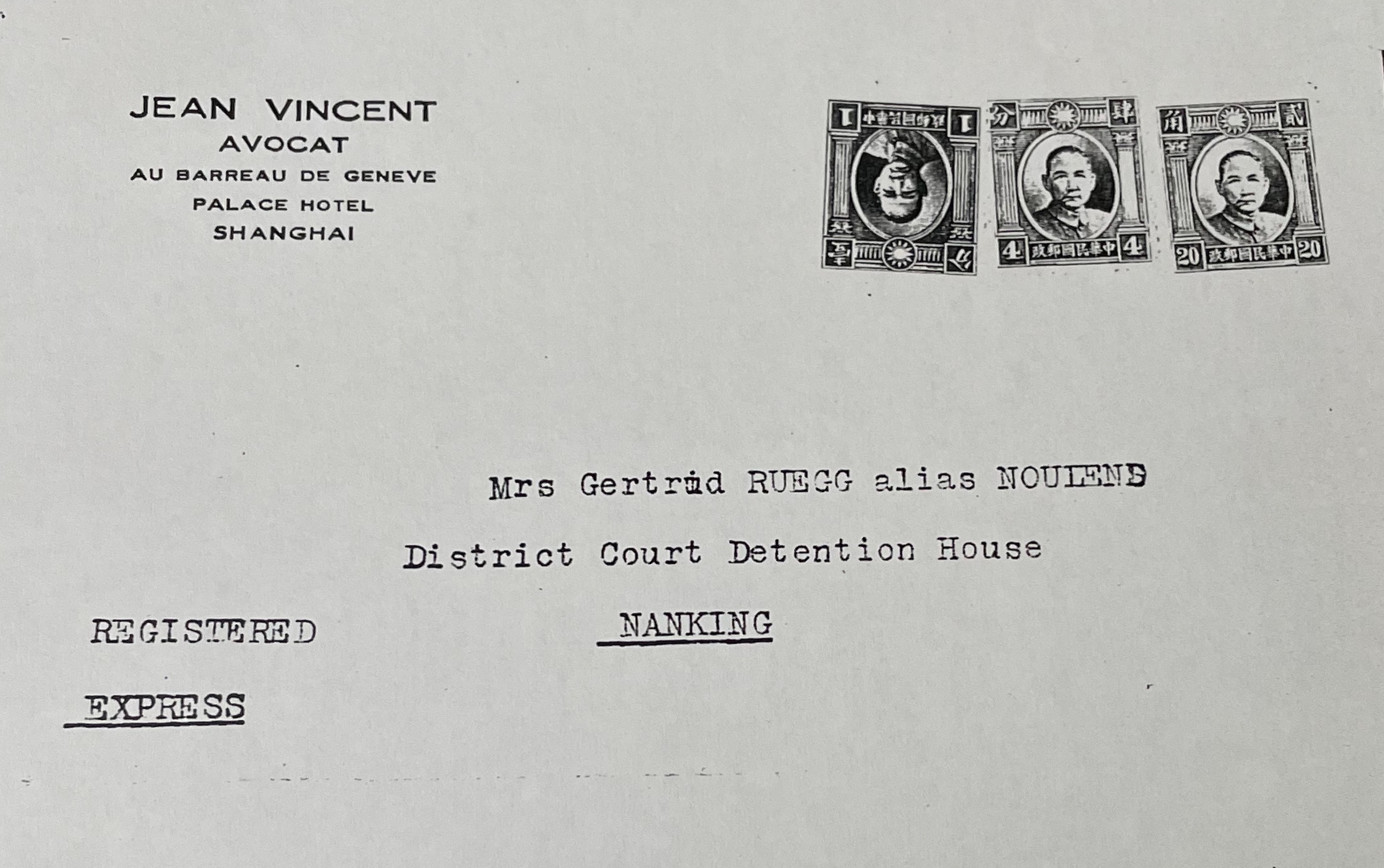 Archival letter document